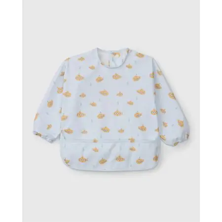 Loulou Lollipop Long Sleeve Bib - Ocean Explorer