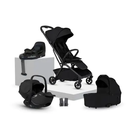 SILVER CROSS NIA STROLLER + PIPA INFANT SEAT BUNDLE - ONYX