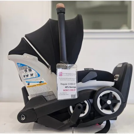 Evenflo Gold Shyft DualRide Infant Car Seat & Stroller - Onyx Black 37312310C 032884204038