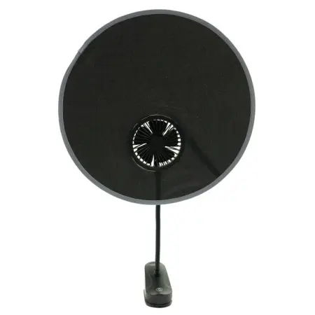 CoolShade Stroller Visor+Rechargeable Fan with Battery