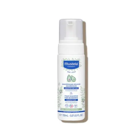 Mustela Foam Shampoo for New Born  Cradle Cap 3504105034405 tjskids.com