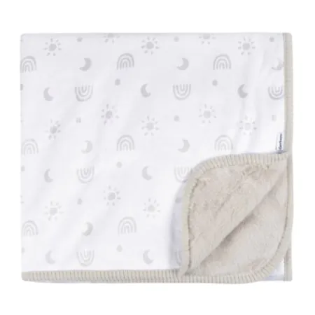 Gerber 2 Ply Plush Blanket - Boho Rainbow GCW51004	13618468834 Tjskids.com