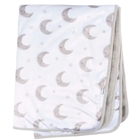 Gerber 2 Ply Plush Blanket - Celestial Moons	GCW51006	13618468858 Tjskids.com