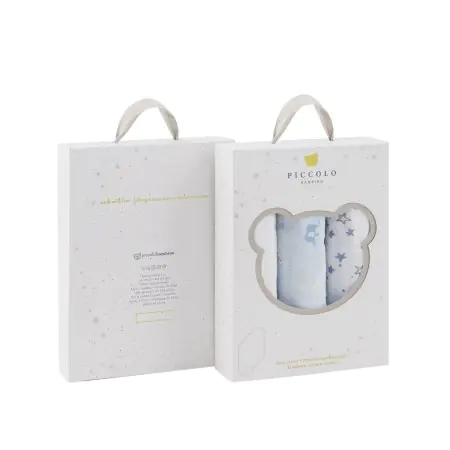 Piccolo Bambino Muslin Burp Cloth 3 Pack