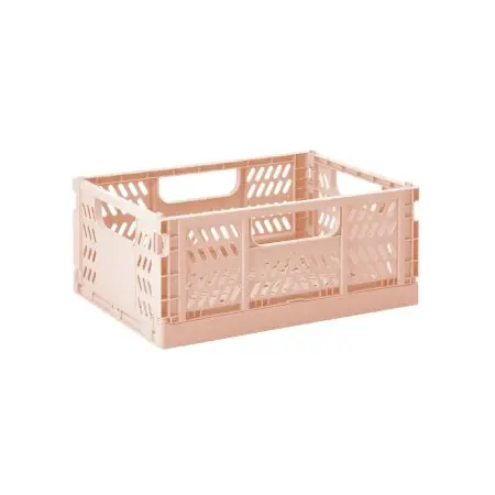 Modern Folding Crate - Clay