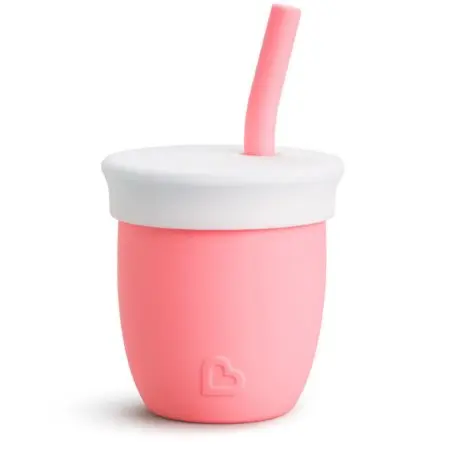 Munchkin 4oz C'est Silicone Cup - Coral 17777 735282177774