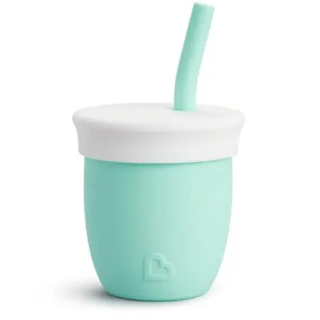 Munchkin 4oz C'est Silicone Cup - Mint 31145 735282311451