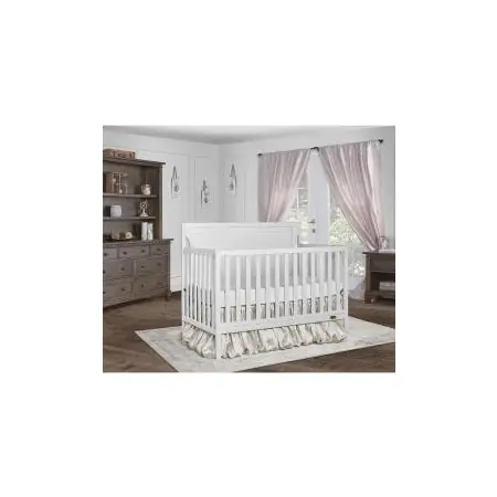 Kidiway Cape Cod 5 in 1 Convertible Crib - White