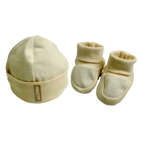 Kushies Everyday Accessory Set - Yellow Stripe Preemie