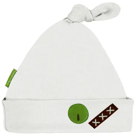 Kushies New Baby Hat - White Preemie