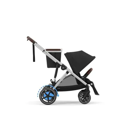 Cybex eGazelle S - Silver / Moon Black - OPEN BOX	524000553 Tjskids.com