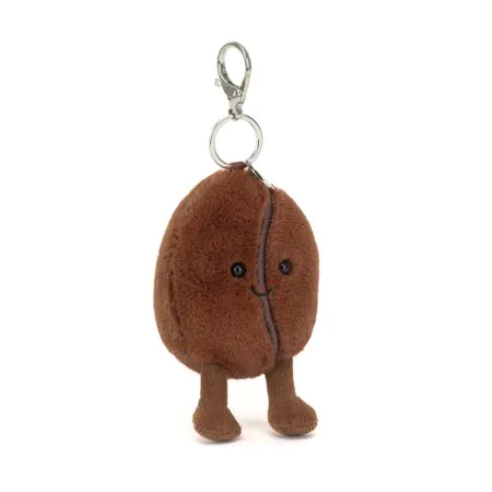 Jellycat Amuseable Coffee Bean Bag Charm ACB4BC	670983162998 Tjskids.com