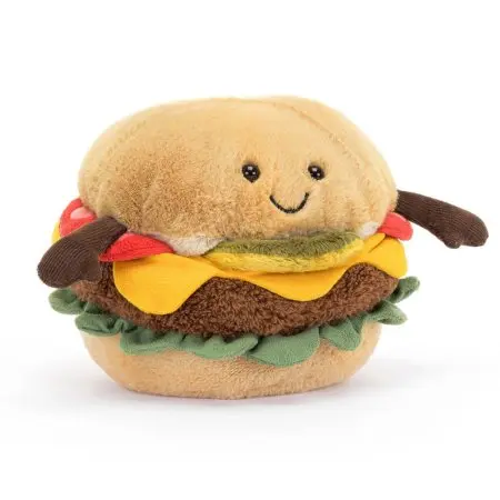 Jellycat	Amuseable Burger	A2BU 670983141283 Tjskids.com