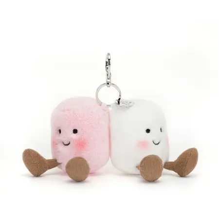 Jellycat Amuseable Pair of Marshmallows Bag Charm	APM4BC	670983155907 Tjskids.com