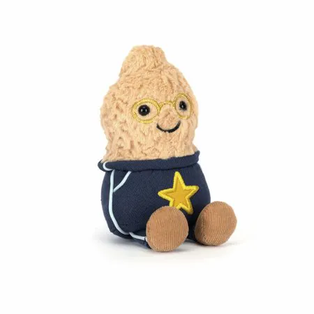 Jellycat Amuseables Peanut in Star Student Outfit A6PSP	670983166422 Tjskids.com
