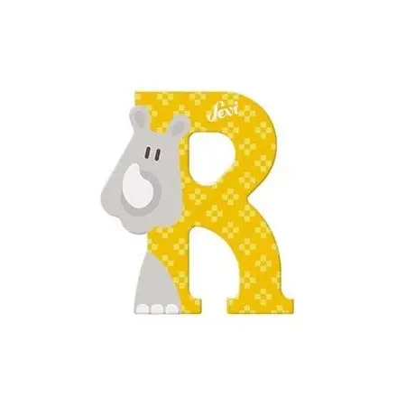 Animal Wooden Letter - R