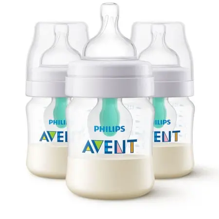 Philips Avent Anti Colic Bottle with AirFree Vent 4oz 3 pack 