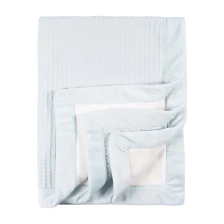 Just Born Baby Blanket - Blue Leaf GCW60555 32633138645 Tjskids.com