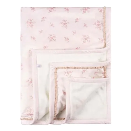 Just Born Baby Blanket - Pink Floral	GCW60554 32633138652 Tjskids.com
