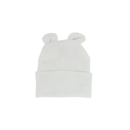 KidCentral Baby Knitted Hat with Bow - Grey	KE02007	808177020070 Tjskids.com