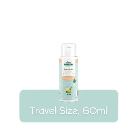 Aleva Naturals Baby Lotion Travel Size 60ml 37991	624721379919 Tjskids.com
