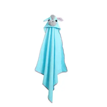 Baby Snow Terry Hooded Bath Towel - Yoko Yorkie