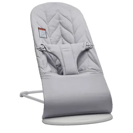 babybjorn Bouncer Bliss, Woven, Light Gray Melange