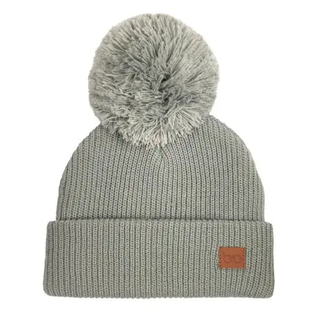 Babyfied PomPom Toque Light Grey