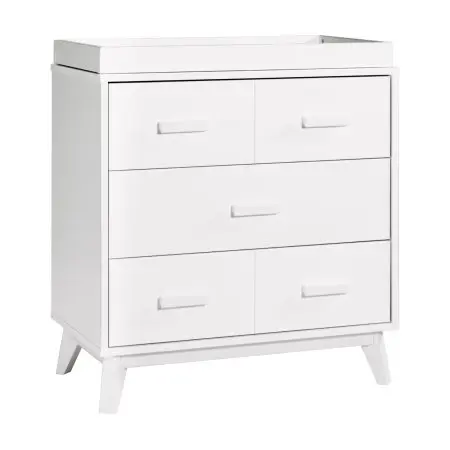 Babyletto Scoot 3 Drawer Changer Dresser White