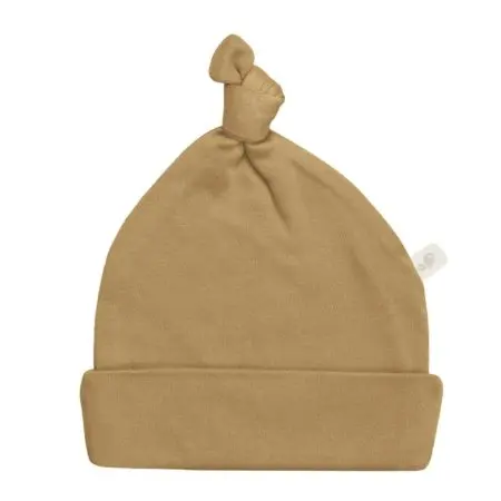 Perlimpinpin	Bamboo Knotted Hat - Honey	BB612-MIEL-1-3 775706587741 Tjskids.com
