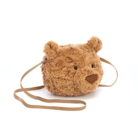 Jellycat Bartholomew Bear Shoulder Bag BAR4BGBR	670983167467 Tjskids.com