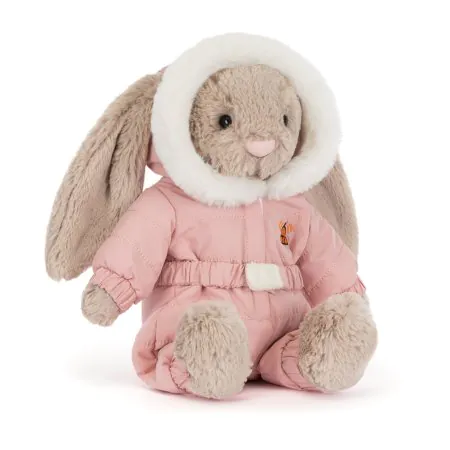 Jellycat Bashful Bunny 'Snow Suit' BAS3BSKI 670983164428 Tjskids.com