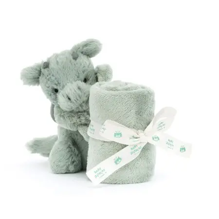 Jellycat	Bashful Dragon Soother (RECYCLED FIBERS)	STH4DR 670983153316 Tjskids.com