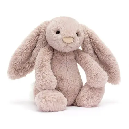Jellycat	Luxe Bashful Rosa Bunny Medium	BAS3ROS 670983142228 Tjskids.com
