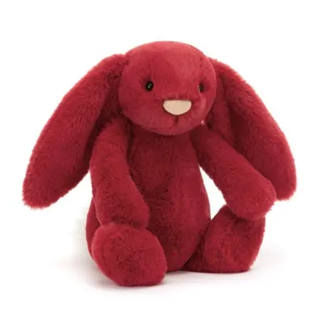 Jellycat Bashful Luxe Bunny Scarlett Big	BAH2SCA 670983155457 Tjskids.com