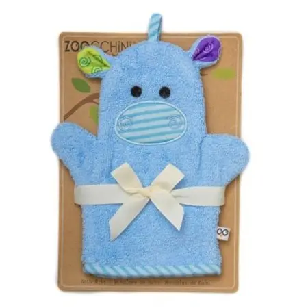 Zoocchini	Bath Mitt - Henry the Hippo	ZOO101 854892005380 Tjskids.com