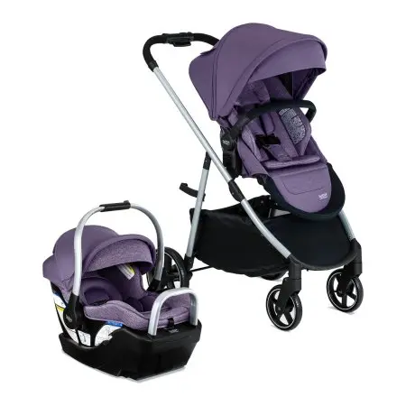 Britax Willow Grove SC Travel System - Pindot Iris
