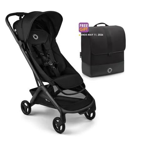 Bugaboo Butterfly 2 Stroller - Heritage Black | Compact, Stylish & Cabin-Ready