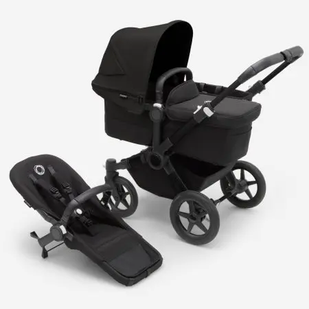 Bugaboo Donkey 5 Mono Complete Aluminium/Midnight Black-Midnight Black