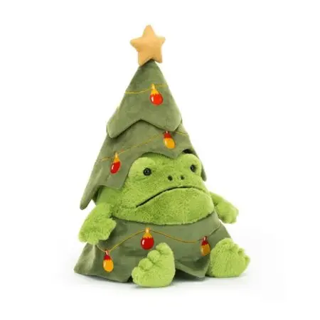 Jellycat Christmas Tree Ricky Rain Frog RR3FC 670983155143 Tjskids.com
