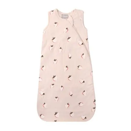 Coccoli Modal 0.5 Togs Sleepsack - Dusty Pink Strawberry 