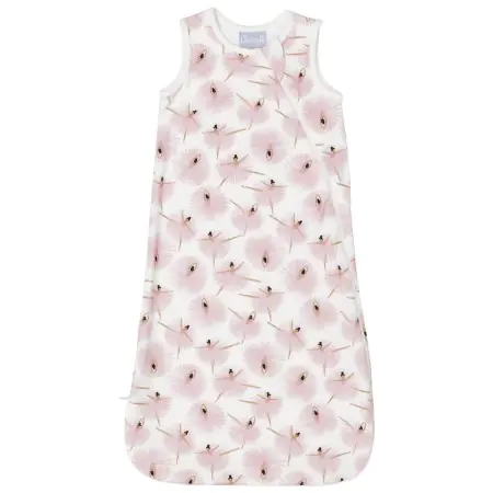 Infant Girl Modal 0.5 Togs Sleepsack - Ballet on Cream