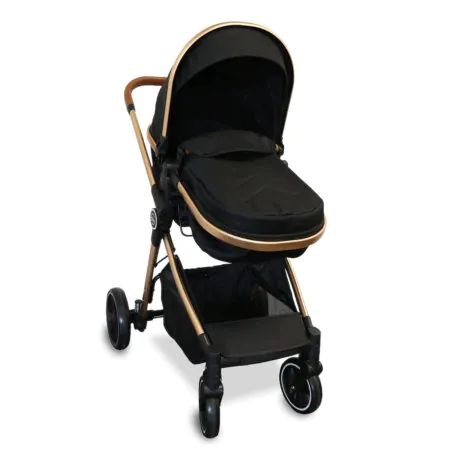 BILY Convertible Baby Stroller Black & Gold BS8200GD Tjskids.com