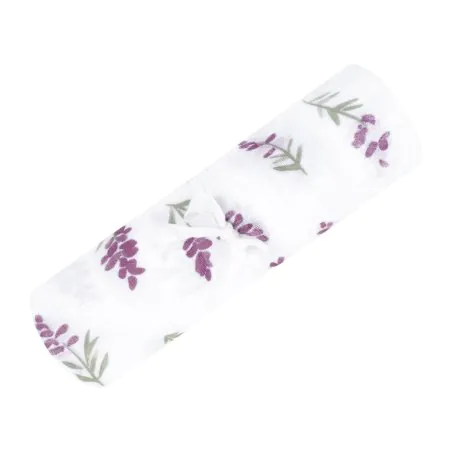 Perlimpinpin	Cotton Muslin Blankets 48x48 - Lavender	MS35ALA 775706623845 Tjskids.com