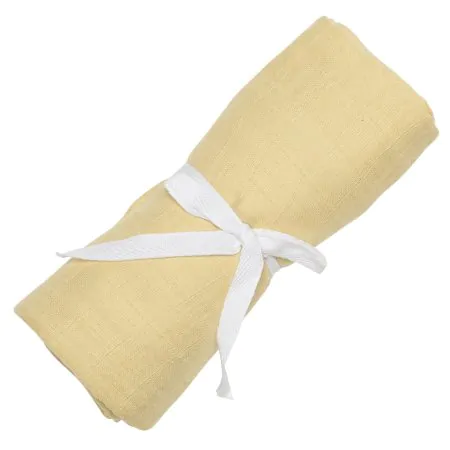 Perlimpinpin	"Cotton Muslin Blankets 48x48 - Lemon	"	MS35CI 775706609665 Tjskids.com
