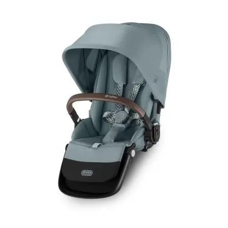 Cybex Gazelle S Second Seat - Taupe Frame and Sky Blue Seat Unit