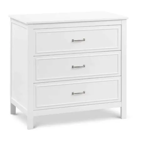 Davinci Charlie 3 Drawer Dresser White