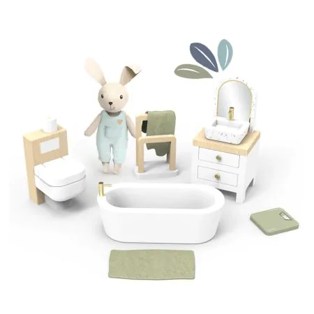 Speedy Monkey Doll House Bathroom SP4004	850047013552 Tjskids.com