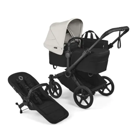 Bugaboo Donkey 6 Mono Stroller Black/Heritage Black-Misty White 100370035	8717447360766 Tjskids.com
