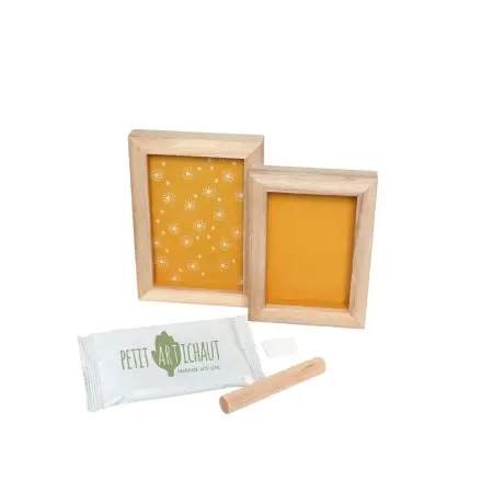 Petit Artichaut Duo Frame - Daisy Ochre	PA1902 3700552370725 Tjskids.com